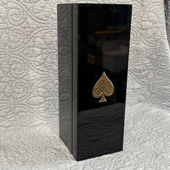 Armand De Brignac Rose Ace Of Spades Black Lacquer Champagne Box Case ONLY - Picture 2 of 10